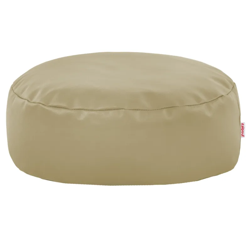 Pouf Poggiapiedi Rotondo - Ecopelle