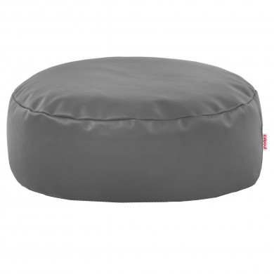 Pouf Poggiapiedi Sgabello Rotondo S in Ecopelle 47x24 Ecopelle