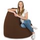 Marrone Scuro Pouf Sacco Morbido XXL Poltrona