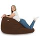 Marrone Scuro Pouf Sacco Morbido XXL Poltrona