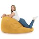Senape Pouf Sacco Morbido XXL Velluto