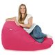 Rosa Pouf Sacco Morbido XXL Poltrona