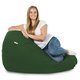 Verde Scuro Pouf Sacco Morbido XXL Velluto