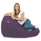 Viola Pouf Sacco Morbido XXL Moderno