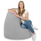 Grigio Chiaro Pouf Sacco Morbido XXL Velluto