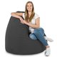 Grigio Pouf Sacco Morbido XXL Moderno