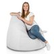 Bianco Pouf Sacco Da Esterno / Interno XXL 