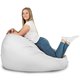 Bianco Pouf Sacco Da Esterno / Interno XXL 