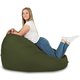 Verde Scuro Pouf Sacco Da Esterno / Interno XXL 