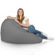 Grigio Pouf Sacco Da Esterno / Interno XXL Gigante
