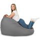 Grigio Pouf Sacco Da Esterno / Interno XXL Gigante