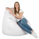 Bianco Pouf Sacco Gigante XXL Ecopelle