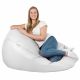 Bianco Pouf Sacco Gigante XXL Ecopelle