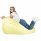 Crema Pouf Sacco Gigante XXL Ecopelle