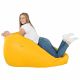 Giallo chiaro Pouf Sacco Gigante XXL Ecopelle