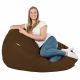 Marrone Scuro Pouf Sacco Gigante XXL Fagiolo