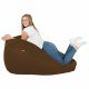 Marrone Scuro Pouf Sacco Gigante XXL Fagiolo