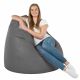 Grigio Pouf Sacco Gigante XXL Moderno