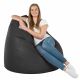 Nero Pouf Sacco Gigante XXL Elegante