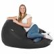 Nero Pouf Sacco Gigante XXL Elegante