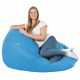 Azzurro Pouf Sacco Gigante XXL Ecopelle