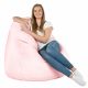 Rosa Chiaro Pouf Sacco Gigante XXL Ecopelle