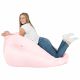 Rosa Chiaro Pouf Sacco Gigante XXL Ecopelle