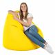 Giallo Sole Pouf Sacco Gigante XXL Ecopelle