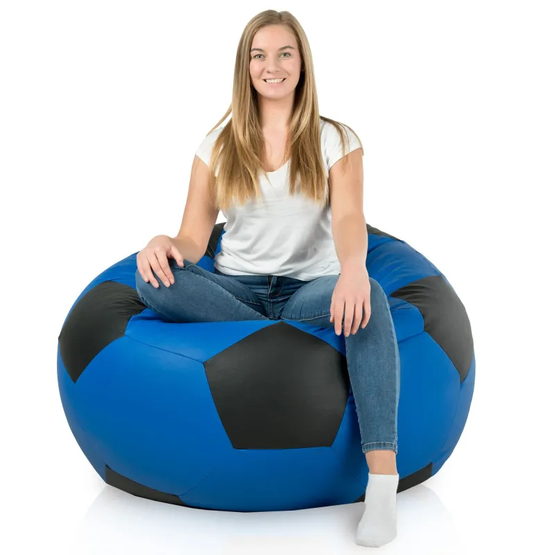 Poltrona Pouf Pallone da Calcio XXL Grande - Ecopelle – vista 6