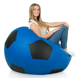 Poltrona Pouf Pallone da Calcio XXL Grande - Ecopelle – vista 8