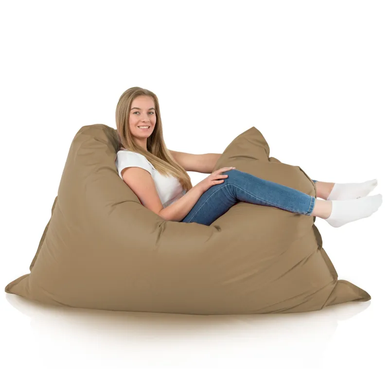 Beige Cuscino Gigante Esterno XXL Sfoderabile