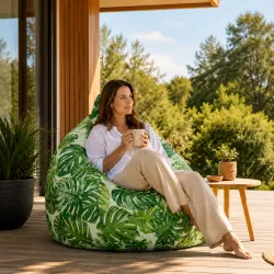 Poltrona Pouf Sacco XXL per adulti Gigante - Outdoor Pro per esterno Impermeabile – vista 35