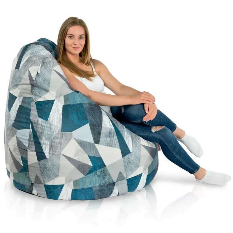 Poltrona Pouf Sacco XXL per adulti Gigante - Outdoor Pro per esterno Impermeabile – vista 46
