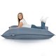 Cuscino Gigante XL Recycling Balance Azzurro Melange