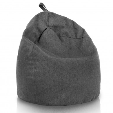 Pouf Sacco Recycling Balance Nero Melange