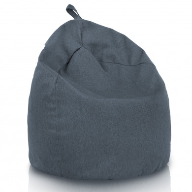 Pouf Sacco Recycling Balance Blu Melange
