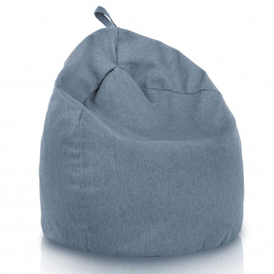 Pouf Sacco Recycling Balance Azzurro Melange