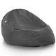 Pouf Sacco XL Recycling Balance Nero Melange