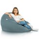 Pouf Sacco XL Recycling Balance Turchese Melange