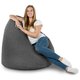 Pouf Sacco XXL Recycling Balance Nero Melange