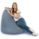 Pouf Sacco XXL Recycling Balance Azzurro Melange
