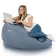 Pouf Sacco XXL Recycling Balance Azzurro Melange