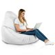 Bianco Pouf Poltrona Sacco XXL Esterno