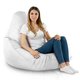 Bianco Pouf Poltrona Sacco XXL Esterno