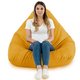 Giallo Pouf Poltrona Sacco XXL Esterno Per Bambini