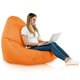 Arancione Pouf Poltrona Sacco XXL Esterno Comodo