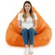 Arancione Pouf Poltrona Sacco XXL Esterno Comodo