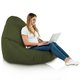 Verde Scuro Pouf Poltrona Sacco XXL Esterno Moderno