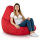 Rosso Pouf Poltrona Sacco XXL Esterno Da Balcone