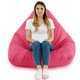 Rosa Pouf Poltrona Sacco XXL Esterno Con Polistirolo